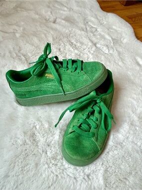 Puma x Haribo Amazon Green Suede Kids Sneakers 2.5